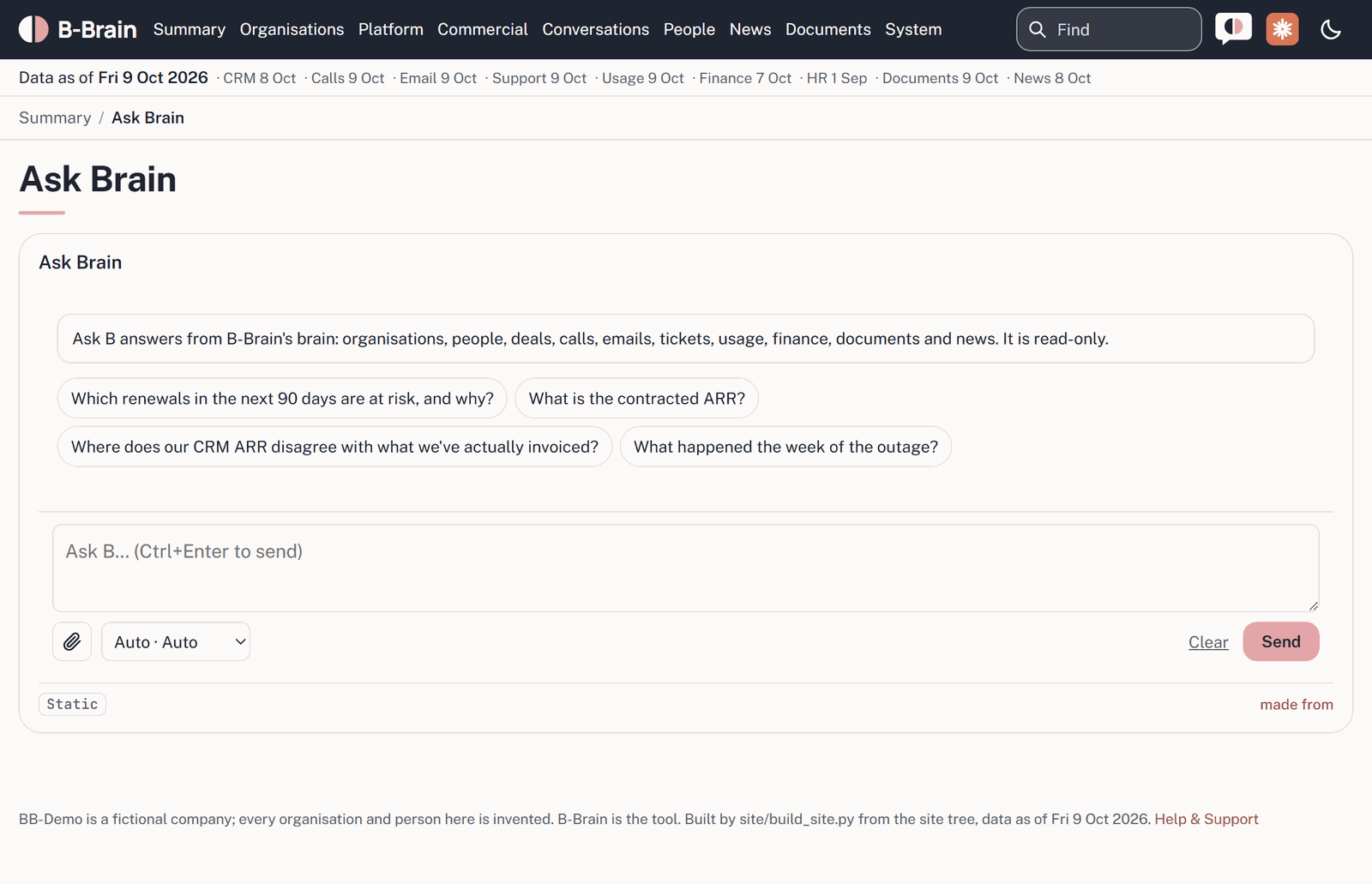 Screenshot: Ask B