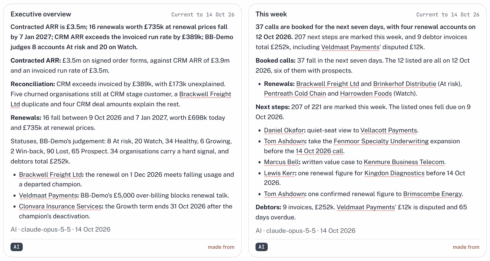 Screenshot: The week in one read